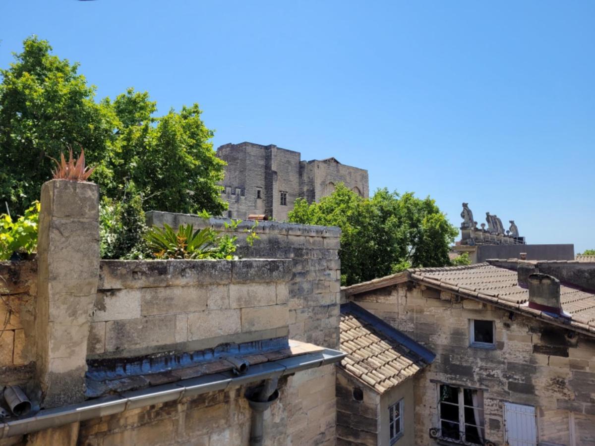 Apartamento Un Nid Sur Les Toits Face Au Palais Des Papes Aviñón Exterior foto