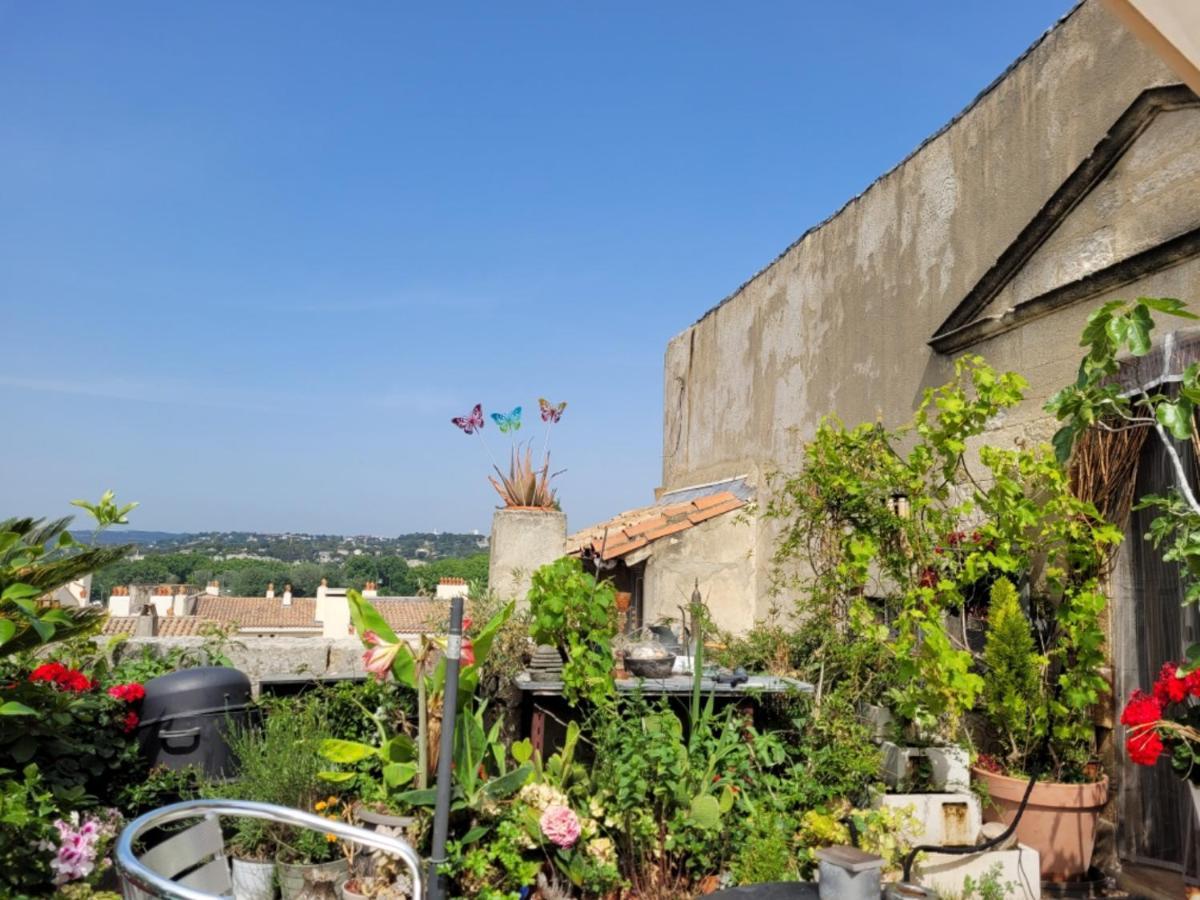 Apartamento Un Nid Sur Les Toits Face Au Palais Des Papes Aviñón Exterior foto